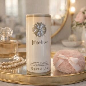New Avon Timeless Shimmering Body Powder 1.4 oz | Vintage Classic Fragrance Glow